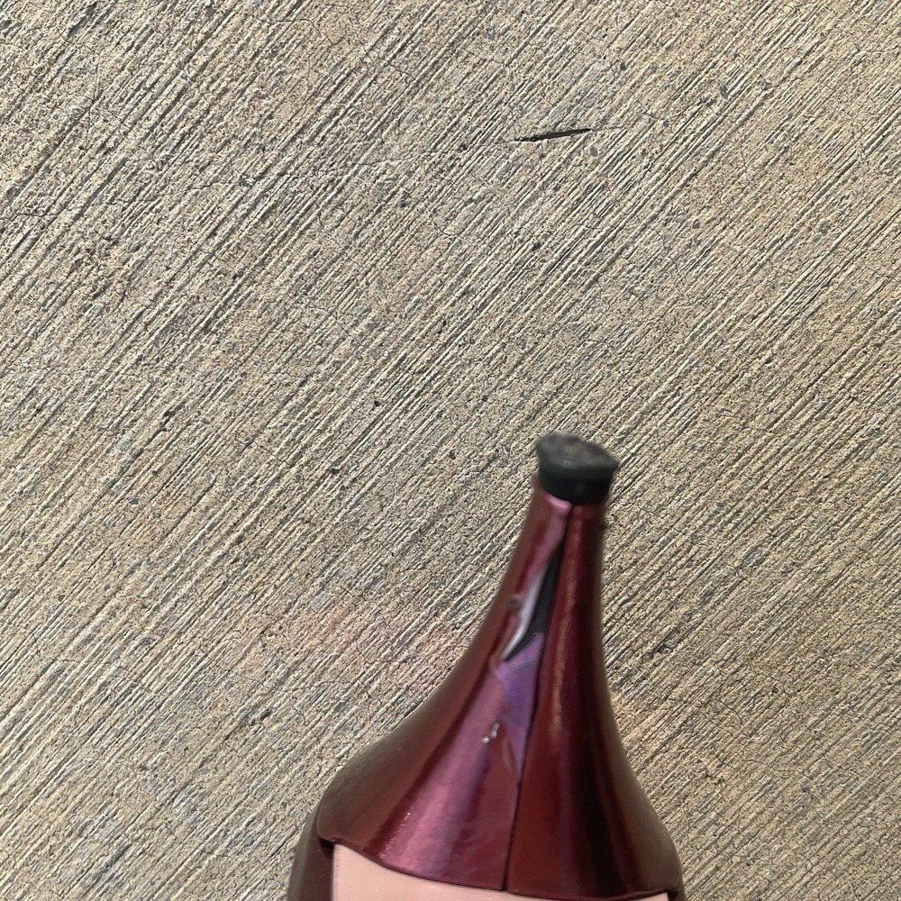 Prada Milano Slide Sandals Metallic Pink Gold Leather Open Toe Heel EU 38 US 7.5 - Picture 8 of 9